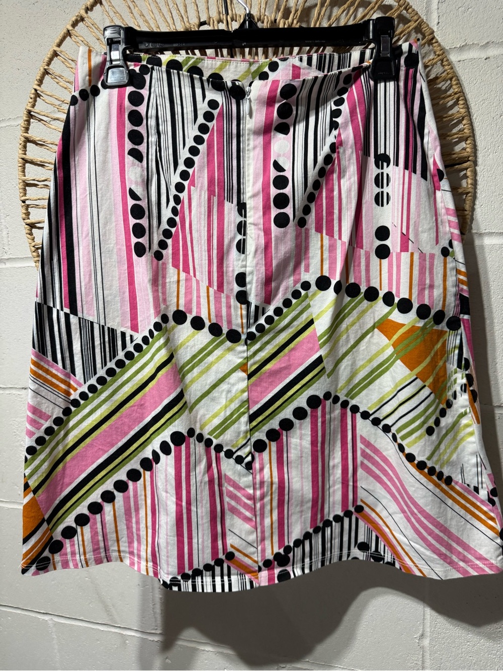 Lily Women’s  Y2K Pink Striped A-Line Skirt